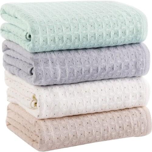 70x140cm 100% Cotton large bath towel adult soft absorbent honeycomb pattern body towel baby towels
