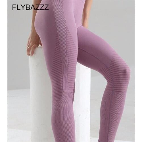 Quick Dry Seamless Leggings Sport Women Fitness Stretchy Gym Leggings Tummy Control Yoga Pants Booty Running Tights Sportswear