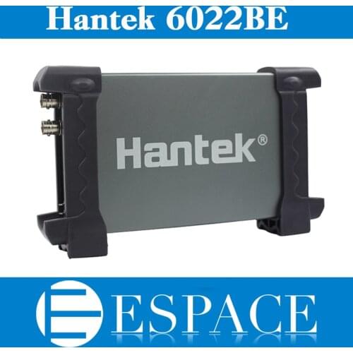 Hantek 6022be Pc-Based Usb Digital Storag Oscilloscope 2channels 20mhz 48msa/s With Original Box Free Shipping