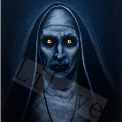 Diy 5D Diamond Embroidery Clown balloon Full Square /Round Diamond Painting horror movie 3D Diamond Mosaic Decoration gold FG593