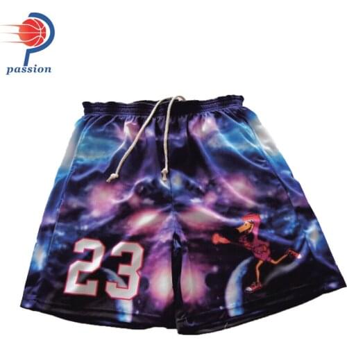 Custom Made Flamingo Reversible Lacrosse Shorts OEM Service
