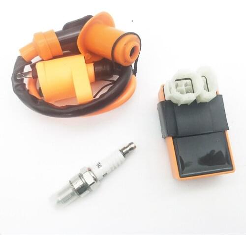 Racing Ignition Coil Spark Plug CDI For Gy6 Scooter ATV TaoTao 50cc 125cc 150cc