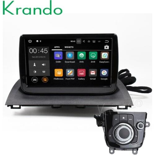Krando 9" Android 7.1 Car Navigation Multimedia System For Mazda 3 Axela Audio Radio Gps DVD Player WIFI 3G DAB