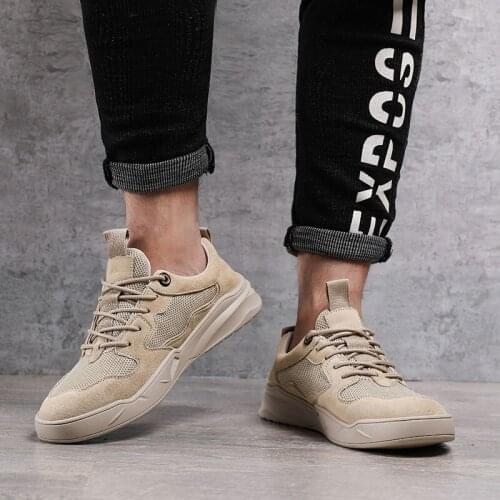 Casual Shoes Sports Casual Shoes Breathable Man Men Sapatos Sport Leather Comfortable Leisure Sneaker Shoe Summer For Sneakers