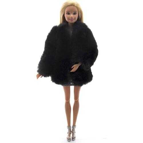 Doll Aristocratic Dress Noble Wool Coat Handmade Top Fashion For Barbie Doll Accessories Toy Gift