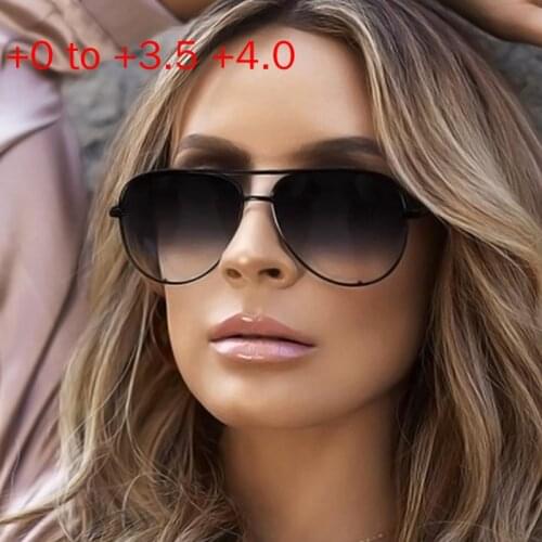 2020 Oversized Square Bifocal Reading Glasses Women Hyperopia Diopter 1.0 To 4.0 Presbyopia Eyeglasses Prescription Sunglasse NX