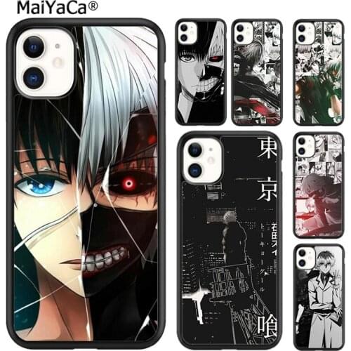 MaiYaCa Japanese anime Tokyo Ghoul Phone Case For iPhone SE 6 6s 7 8 plus X XR XS 11 12 pro max Samsung Galaxy S8 S9 S10 shell