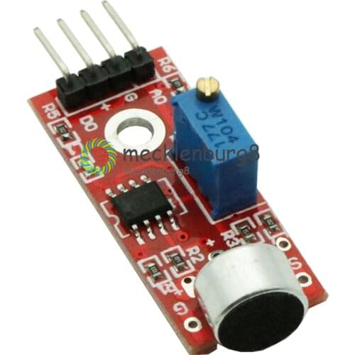 2pcs High Sensitive Microphone Sound Sensor Detection Module For Arduino AVR PIC 5V DC Power Supply Analog Output Module