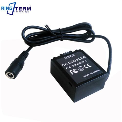 Wholesale 10pcs/Lot Digital Cameras DC Coupler DMW-DCC3 Fake Battery DMW-BLB13 for Panasonic Lumix DMC-G1, G2, G10, GF1, GH1