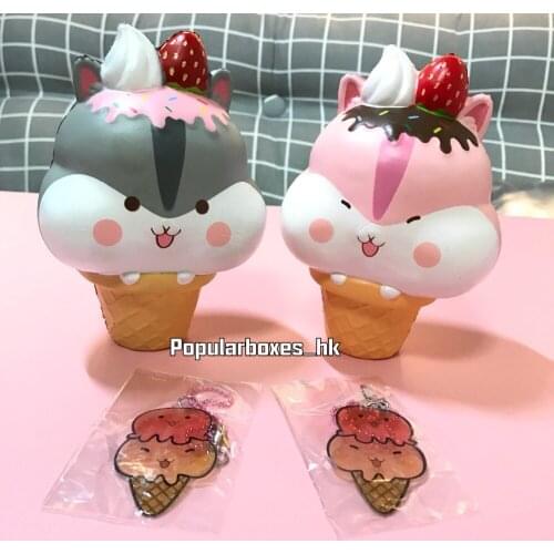 Popularboxes hamster poli icecream squishy Slow Rising Gift Toy