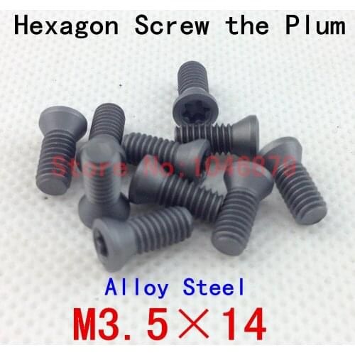 M3.5*14 Hexagonal screws, CNC screws, socket head cap screws, high strength, high hardness within a plum.M3.5*14