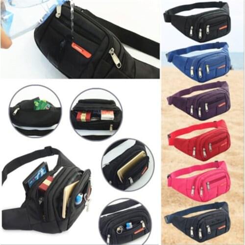 Waterproof Waist Belt Bag Running Jogging Outdoor Pocket Fanny Pack Bum Gym Bag