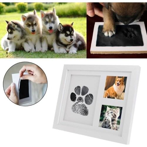 1 Set Baby Footprint And Handprint Ink Pads Paw Print Ink Kits For Pets And Babies P9YA