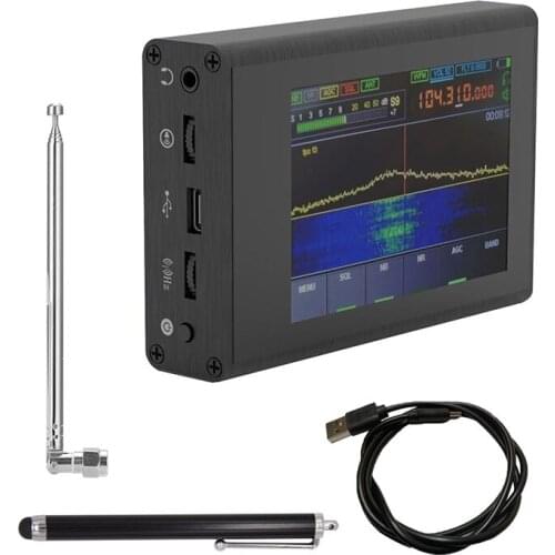 50KHz-200MHz Malachite SDR Shortwave Radio 3.5 Inch Touching Screen， Noise Rreduction Software Defined Radio Receiver