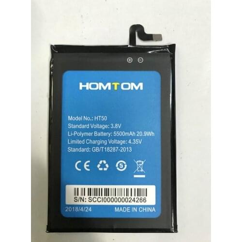 5500mAh Battery For HOMTOM HT50 Batteries + track code