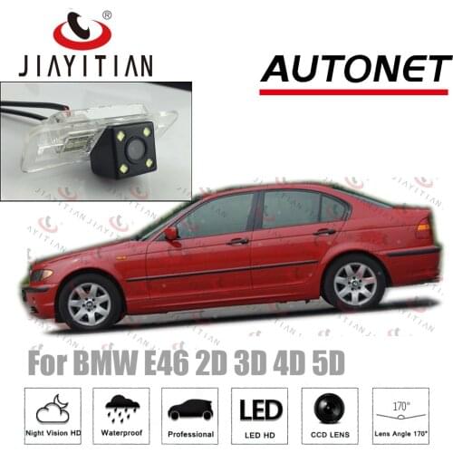 JiaYiTian car rear camera For BMW E46 Sedan/coupe/Convertible/Wagon 1998~2006 CCD Night Vision Back up Parking Reversing Camera