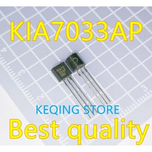 KIA7033AP KIA7033A KIA7033 TO92 BIPOLAR LINEAR INTEGRATED CIRCUIT VOLTAGE DETECTOR