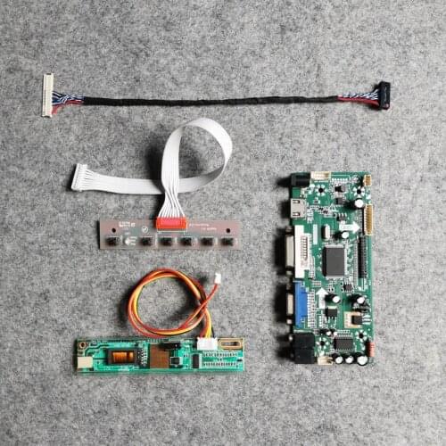 DIY kit 1280*800 MNT68676 For CLAA141WB02/CLAA141WB03/CLAA141WB05A screen 1CCFL 30-Pin LVDS LCD display drive board VGA DVI
