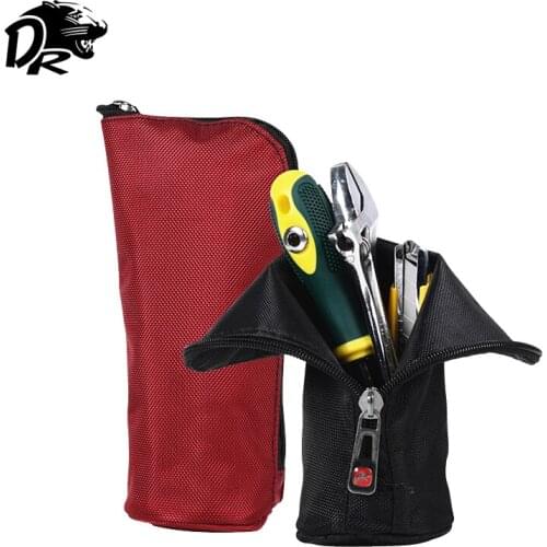 DR Round Tool Bag Screwdriver Bag Portable Home Repair Tool Clamp Storage Bag