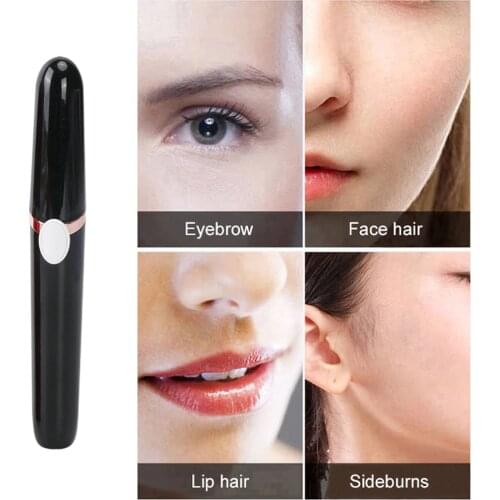Electric Eyebrow Trimmer Women Mini Shaver Instant Painless Face Brows Hair Remover Epilator Portable Razors #RE-68