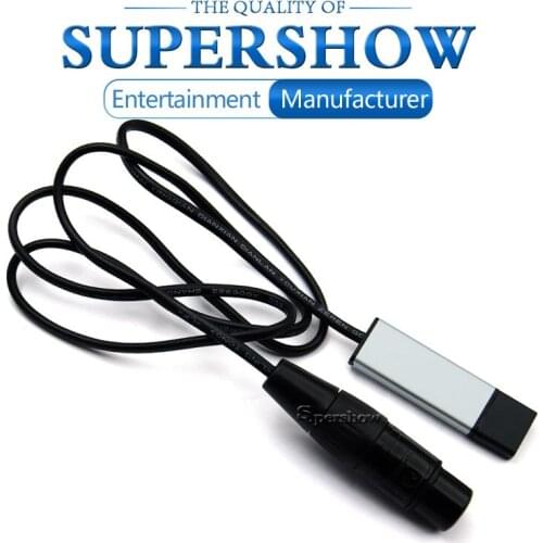 Interface Adapter USB to DMX512 LED Remote Control Computer PC Stage Lighting Effect Cable Freestyler Download