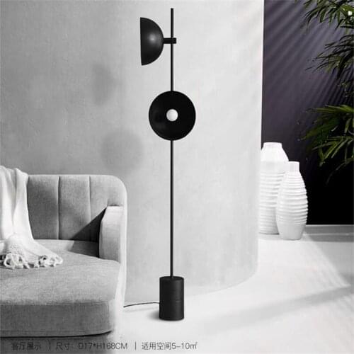 Double Light Floor Lamp Latest Living Room Floor Lamp Black Floor Lamp Simple and Fashion Design for Modern House