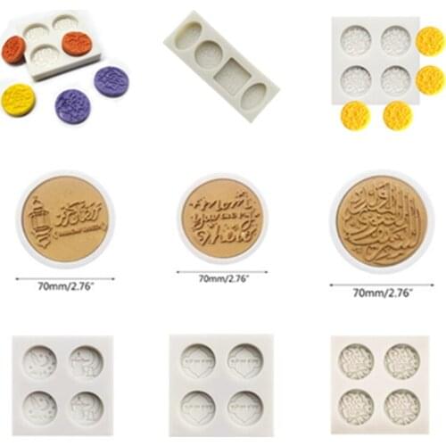 New Arabic alphabet silicone cake mold dry pace baking tool DIY chocolate silicone soft sugar mold decoration