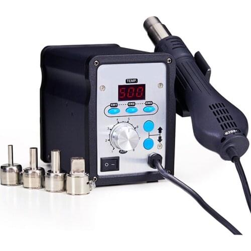 Professional Heat Gun, 122°F ~1202℉(50℃ ~600℃) Heavy Duty Hot Air Gun with LCD Screen Display