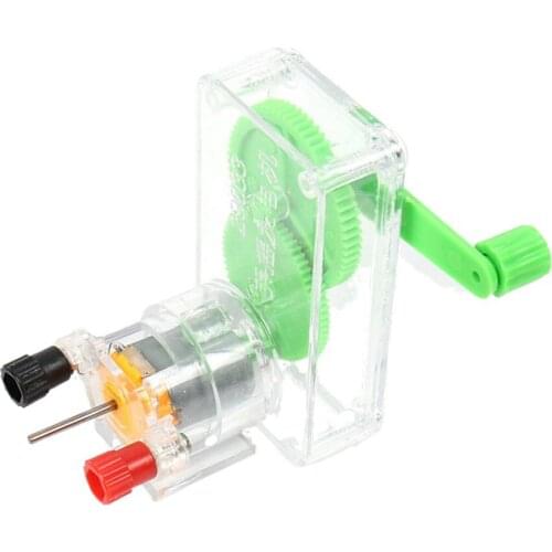 Detachable Hand-cranked Generator, Physics Experiment Equipment, Scientific Experiment DIY Toys, Circuit Electrical Experiment