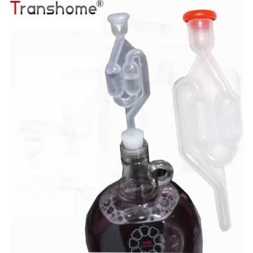 Airlock Homebrew Air Lock Bubble Grommet One-way Exhaust Water Seal Valve With Cork Wine Maker With Stopper