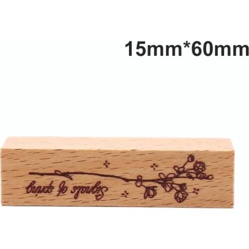 Vintage Wooden About Like Series Stamp DIY Wooden Rubber Stamps for Scrapbooking Stationery Stamps