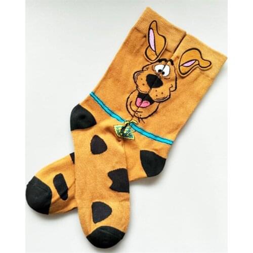YSMILE Y New Arrive Men Fashion Cartoon Dog Sock Cotton Hand Made Ears Personality Crew Male Casual Daily Socks