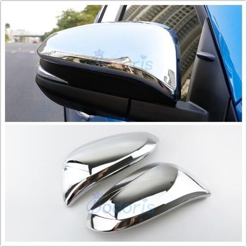 Rearview Mirror Cover Side Wing Cap Shell Case Moulding Trims Car Styling 2015 2016 2017 2018 For Toyota Hilux Revo Accessories