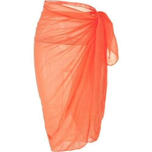 Womens Beachwear Sexy Beachwear Skirt Sarong Bikini Blouse Shawl Shawl Skirt Chiffon Shirt Hot Sale
