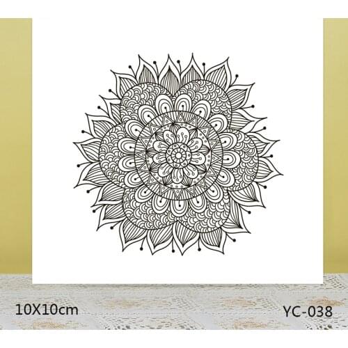 ZhuoAng Inflorescence Clear Stamps For DIY Scrapbooking/Card Making Decorative Silicon Stamp Crafts