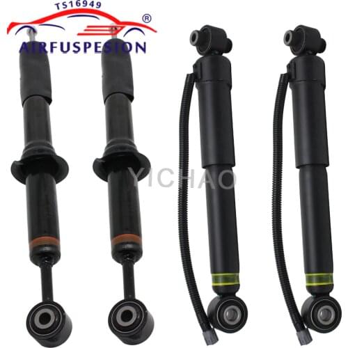 4pcs Front+Rear Air Shock Absorber for Toyota Sequoia With Sensor 2008-2019 Air Suspension Strut 48530-0C100 48510-34040