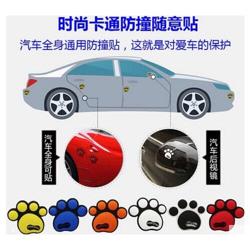 Car-Styling Animal Dog Bear Footprint Decal Stickers For Chevrolet Volt EPICA Malibu Camaro Cobalt Orlando Spark