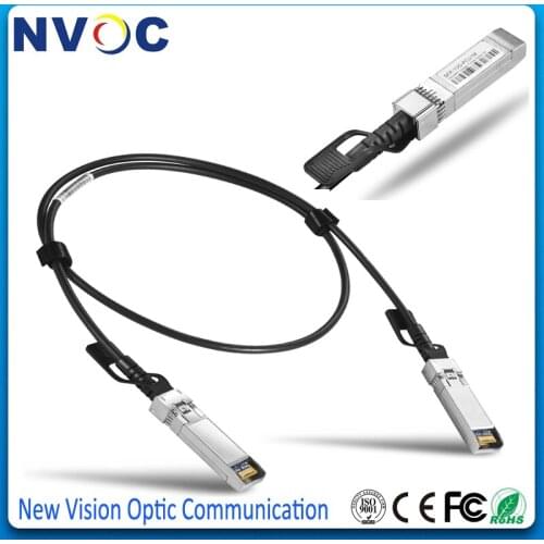 Free Shipping 10G 0.5M SFP+ DAC Cable 10GBASE-CU Passive Direct Attach Copper Twinax SFP Cable 30AWG for Ubiquiti Mikrotik Zyxel