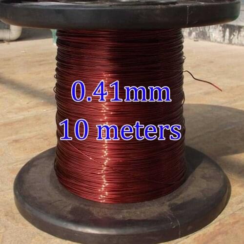 Cltgxdd 0.41mm ( 10m /pc ) New Polyester Enamelled Wire , Enamelled Round Copper Wire QZ-2-130 Sell by meter