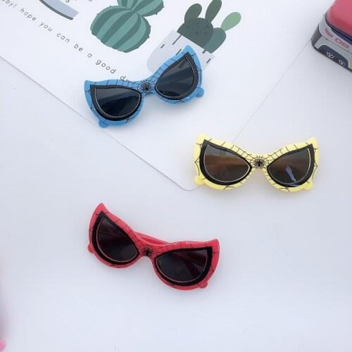 2021 Kilig Cartoon Childrens Sunglasses Spider Pattern Kids Decoration Anti-UV Sun Glasses for Boys Girls Eyewear Children Gift