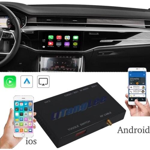 Car Camera Carplay Decoder Adapter Mirror Link Display Android Auto Play 360 BirdView For Audi A8 D5 4N MIB 2 MMI 3G