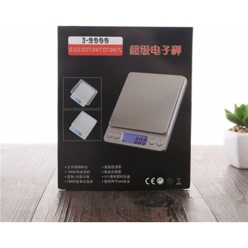I2000 Electronic Scale Household Mini Kitchen Baking Jewelry Scale Ultra-precision Electronic Scale