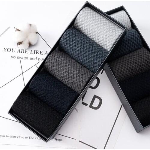 FULSURPRIS Mens Black Socks