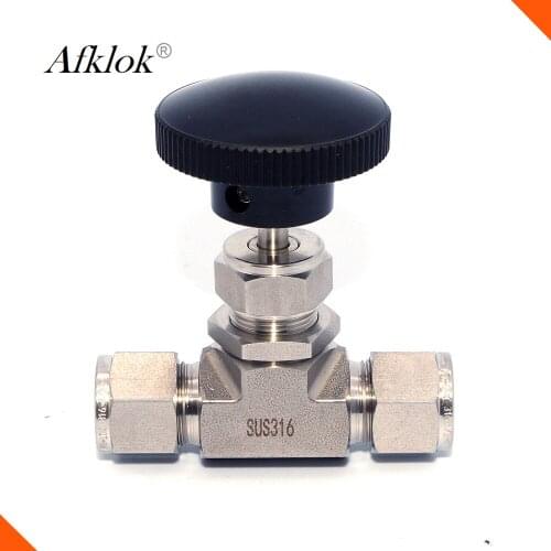 3/8"OD SS316 High Pressure Needle Valve Cut-off Valves Stainless Steel 316