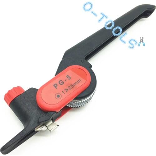 Ratchet wheel type stripper cable knife PG-5 cable stripper for 25mm comm/PVC/LV cable stripping knife,cable stripping tool