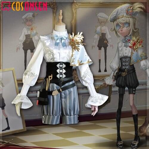 COSPLAYONSEN Identity V Gold Ratio Edgar Valden Cosplay Costume The Painter Outfits Custom Made