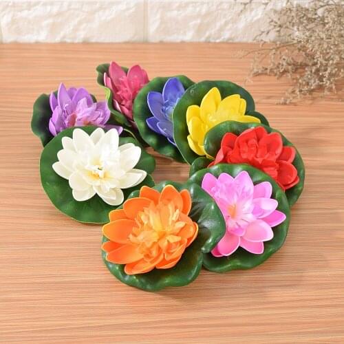 Fashion Plant Ornament Tank Water Lily Floating Flower Pond Garden Decor Plant Living Room Bedroom Home Decoration