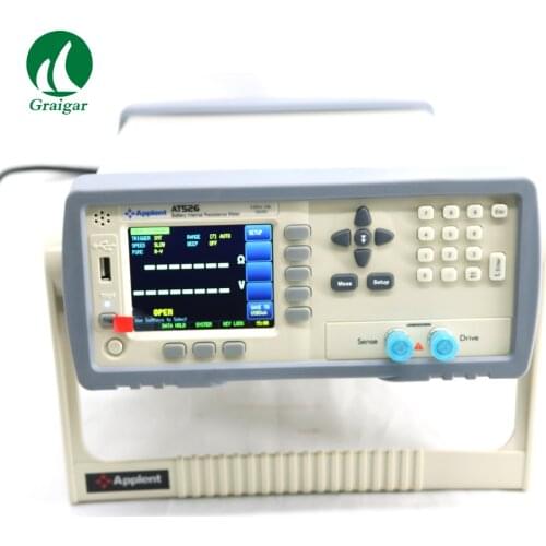 New AT526 AC Low Ohm Meter (Battery Internal Resistance Meter) Range Voltage 0.00001V~120.000VDC High Precision High Stability