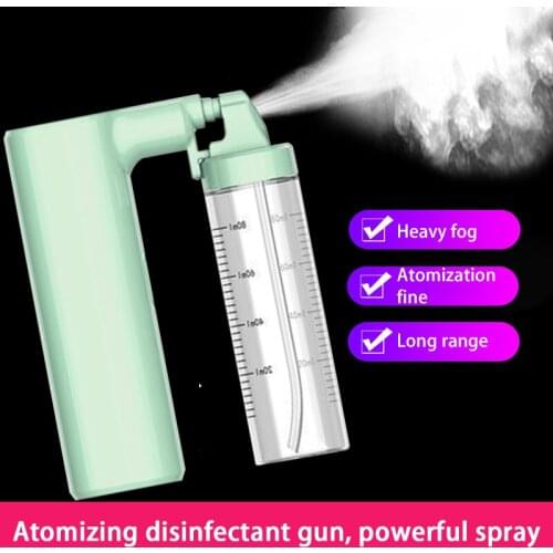 New 80ML2 File Adjustable Wireless Electric Disinfection Sprayer Disinfection Nano Spray Gun Home Office Atomization Disinfector