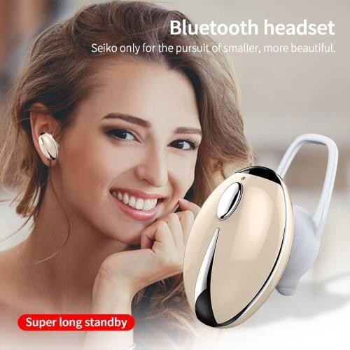 Single Bluetooth Headset Stereo In-ear Earbuds Long Standby Business Bluetooth Headphone For iPhone Xiaomi Mini Earphones